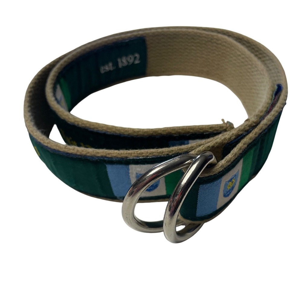 The Belted Cow Avalon New Jersey Exit 13 Crest Ribbon Belt Unisex Youth Size L